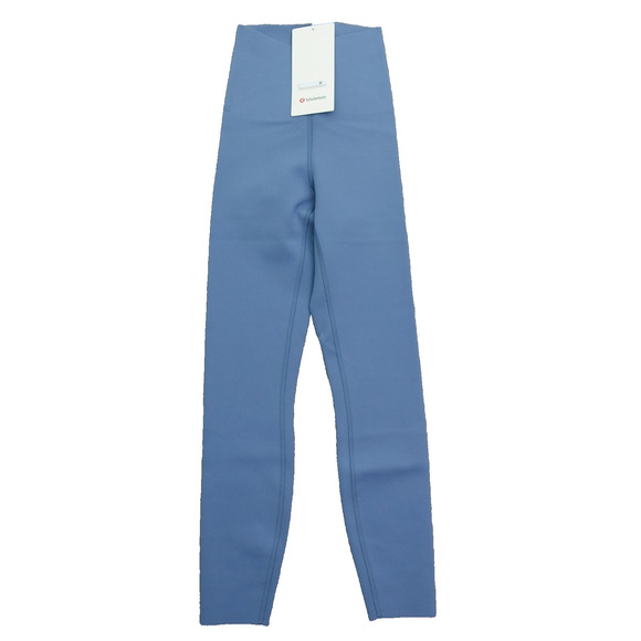 New Lululemon Size 2 Leggings Glow Up High Rise Tight 28" WSDN Washed Denim $118 - Picture 1 of 6